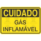 Cuidado - gás inflamável